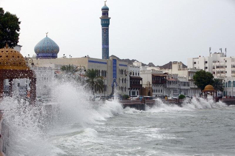 تصاویر | طوفان شاهین به عمان رسید