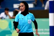 تصاویر | داور زن ایرانی در فینال جام جهانی فوتسال مردان