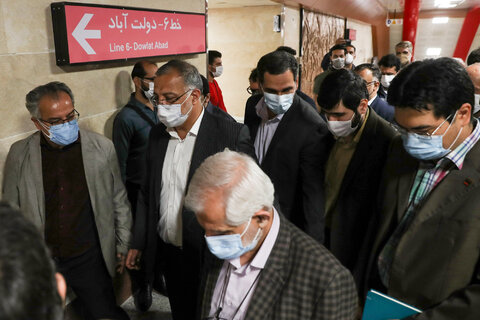 افتتاح ایستگاه شهید رضایی در خط ۶ مترو تهران