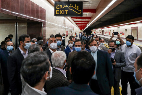 افتتاح ایستگاه شهید رضایی در خط ۶ مترو تهران