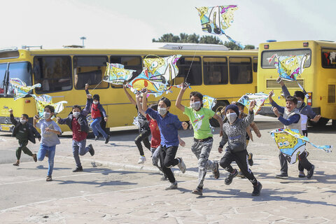 جشنواره بادبادك‌ها به مناسبت روز ملی كودك