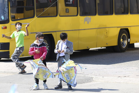 جشنواره بادبادك‌ها به مناسبت روز ملی كودك
