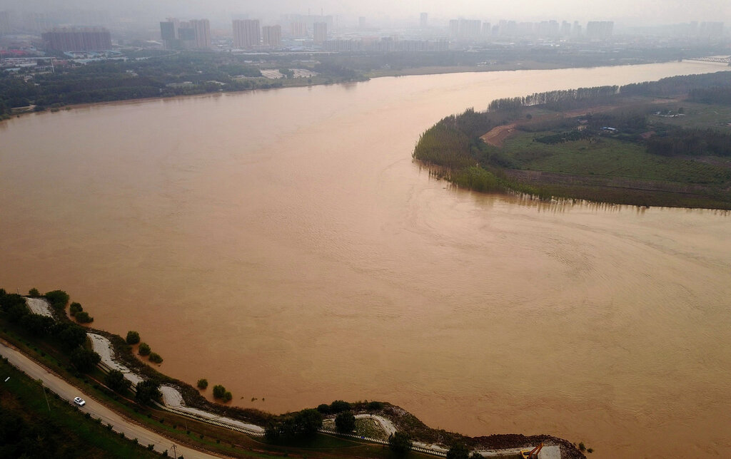 طغیان رودخانه زرد چین، معماری ۲۷۰۰ ساله این کشور را تهدید کرد