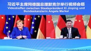 خداحافظی مرکل با رئیس جمهور چین