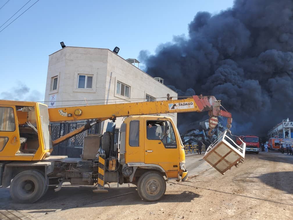 آتش سوزی در انبار طبیعت