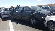 تصادف زنجیره‌ای در جاده دزفول یک کشته و ۱۱ مصدوم برجا گذاشت