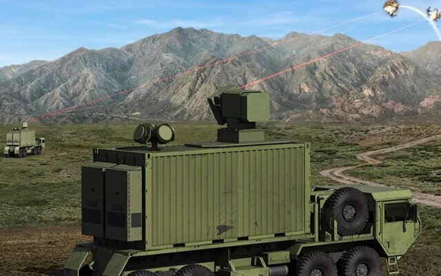 آزمایش سلاح لیزری جدید ارتش آمریکا در سال ۲۰۲۲