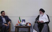 دیدار دبیر کل کمیسیون ملی یونسکو-ایران با آیت‌الله علم‌الهدی