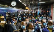 ازدحام در مترو تهران در پی بارندگی، بازگشایی مدارس و ترافیک