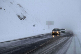 هجوم برف و باران به جاده‌های کشور | مسدود بودن محورهای اصلی در ۴ استان