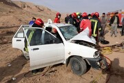 تصادف خودرو حامل معلمان در مشهد | ۶ نفر راهی بیمارستان شدند