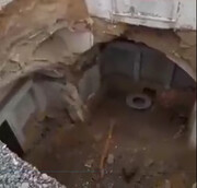 ویدئو | باران، خانه‌ای قدیمی در کاشان را از زیر خاک آشکار کرد