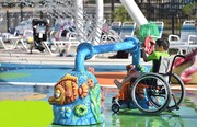 افتتاح نخستین بوستان برای ورزش کودکان معلول شرق ایران در مشهد