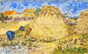 پشته‌های گندم ونگوگ با ۳۶ میلیون دلار رکورد زد | ۱۵۴ میلیون دلار برای سه تابلو استاد نقاش