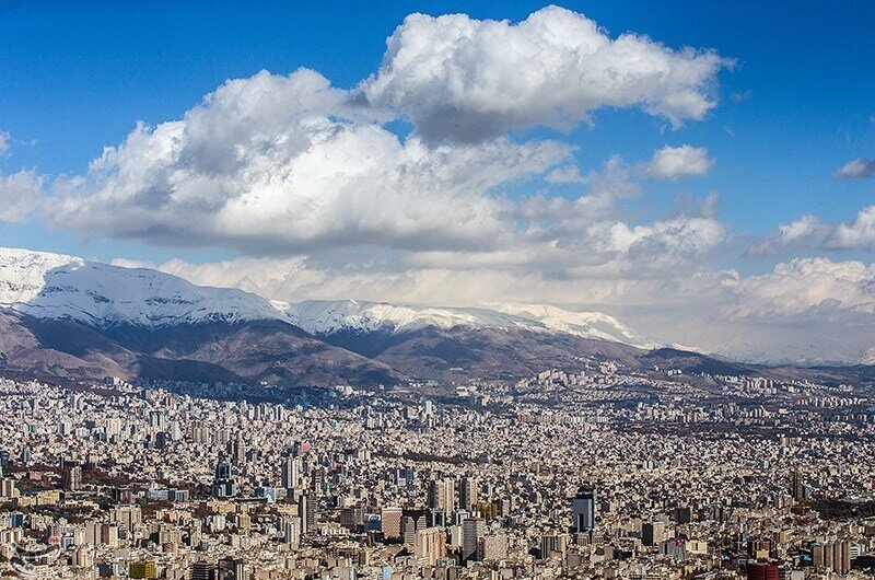 آسمان تهران - هوای پاک