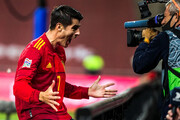 تصاویر | رمزگشایی از شادی «ستاره» اسپانیا بعد از گلزنی!