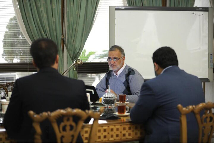 ديدار زاكاني با شهردار آبادان