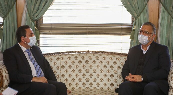 دیدار زاکانی با سفیر سوریه