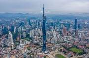 تصاویر | کوالالامپور رسما صاحب دومین آسمان‌خراش بلند جهان شد