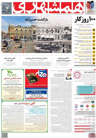 صفحه نخست روزنامه‌هاي صبح شنبه 13 آذر