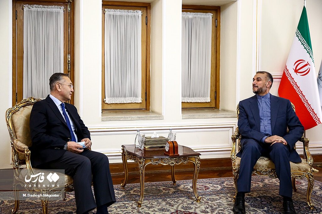 امیرعبداللهیان و معاون رئیس جمهور قرقیزستان