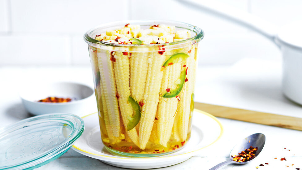 ترشی بچه بلال - Pickled Baby Corn