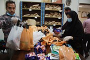 توزیع بسته های شب یلدا در مناطق محروم روستاهای اطراف تهران