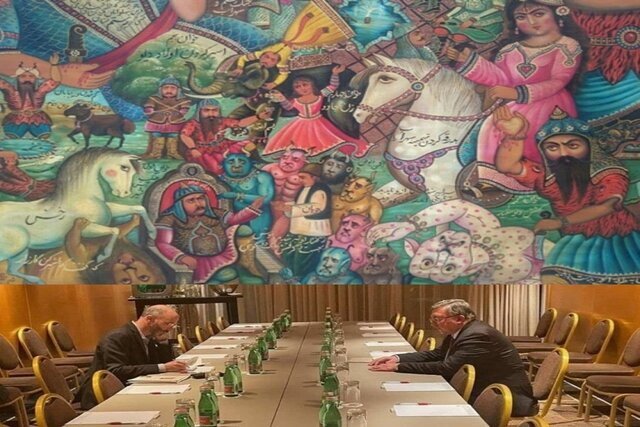 عکس | واکنش دیپلمات ارشد ایرانی به پرسر و صداترین عکس مذاکرات