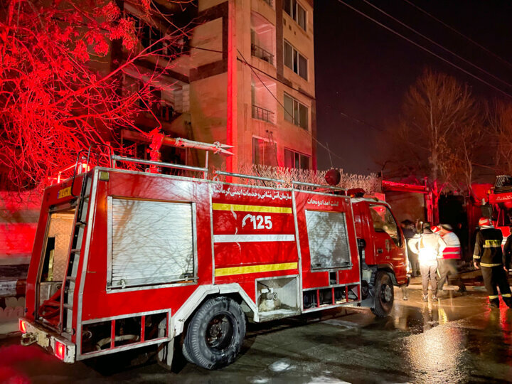 آتش سوزی در لاله زار