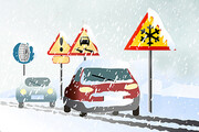 اینفوگرافیک | هنگام سر خوردن خودرو روی برف چه کنیم ؟ | در مسیرهای برفی و یخی با این دنده برانید