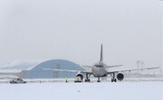 لغو چند پرواز از مبدا فرودگاه مهرآباد بر اثر بارش برف