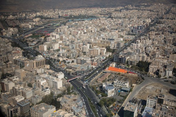 تصویر هوایی از تهران