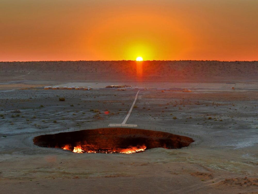حفره گازي تركمنستان