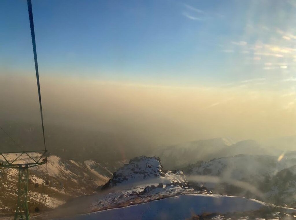تصاویر آخرالزمانی از وضعیت آلودگی هوای تهران را ببینید