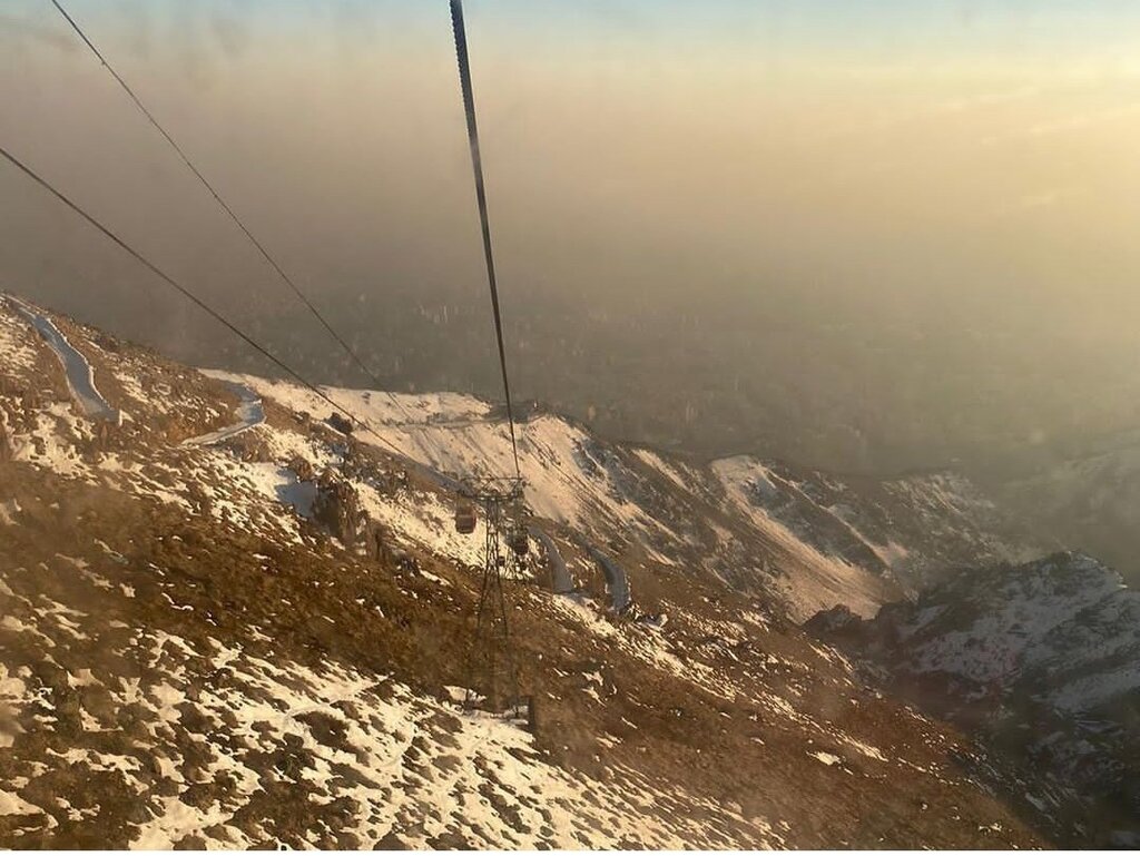 تصاویر آخرالزمانی از وضعیت آلودگی هوای تهران را ببینید