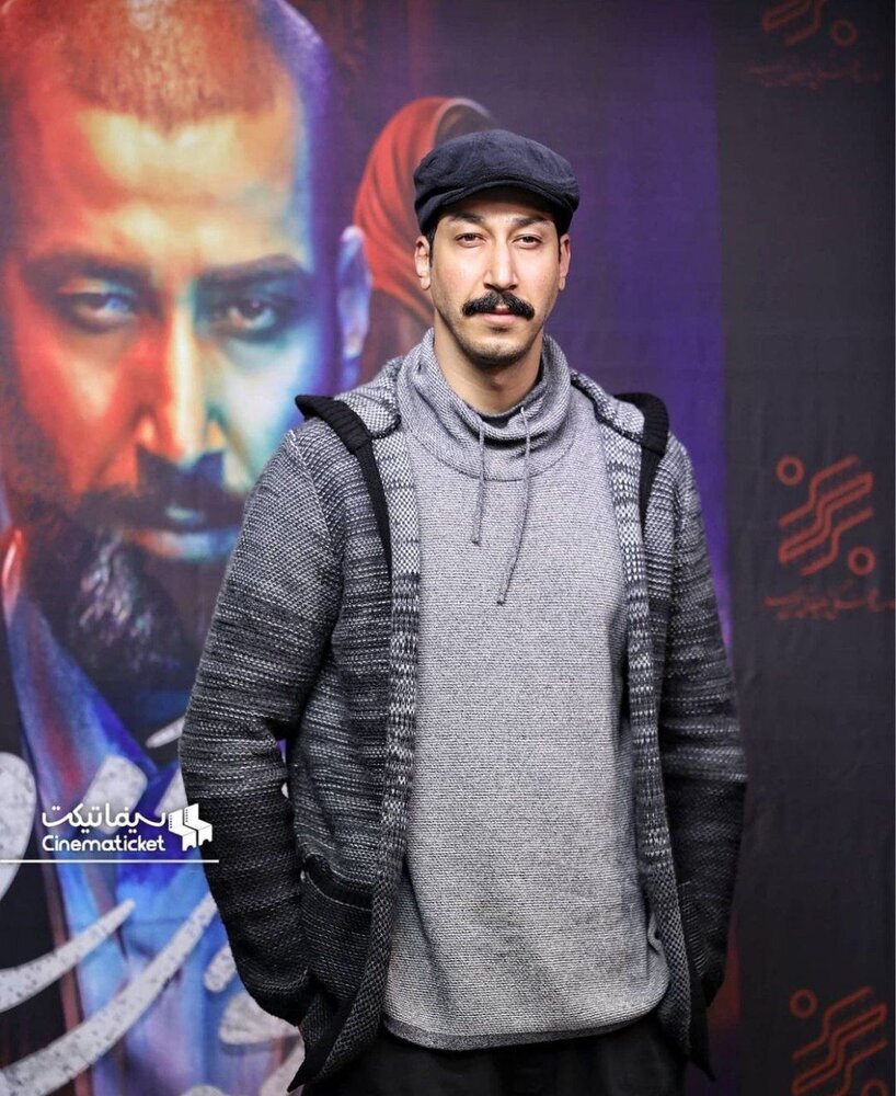 هوتن شکیبا و بهرام افشاری روی فرش قرمز