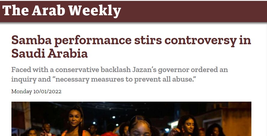 تصاویر | جنجال رقصندههای نیمه برهنه در عربستان | زنان برهنه را به جشن میآورند و دستور بررسی میدهند!