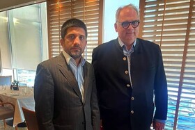 جلسه علیرضا دبیر و رئیس فدراسیون جهانی | درخواست رسمی ایران برای میزبانی جام جهانی کشتی