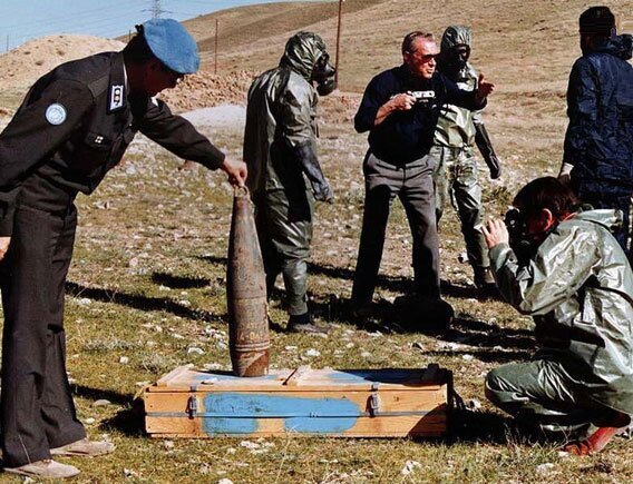 حمله شیمیایی صدام به ایران بمب شیمیایی حزب بعث