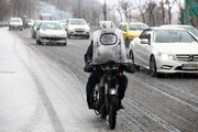 تصاویر | بارش برف زمستانی در تهران