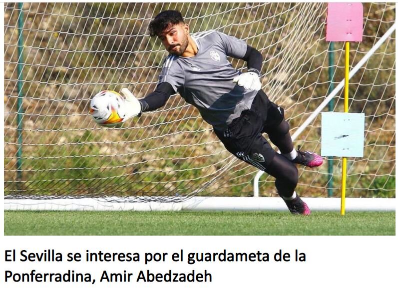 عکس | پیشنهاد جذاب تیم مطرح اسپانیایی به عابدزاده | گلر ملی پوش ایران یک گام تا رسیدن رویای همیشگی