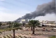 نخستین تصاویر از حمله به فرودگاه ابوظبی | عملیات ویژه یمنی‌ها در عمق خاک امارات
