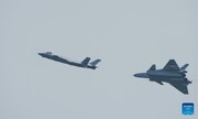 این جنگنده‌های چینی آماده درگیری با هر هواپیمایی هستند | رزمایش شبانه رادارگریزها