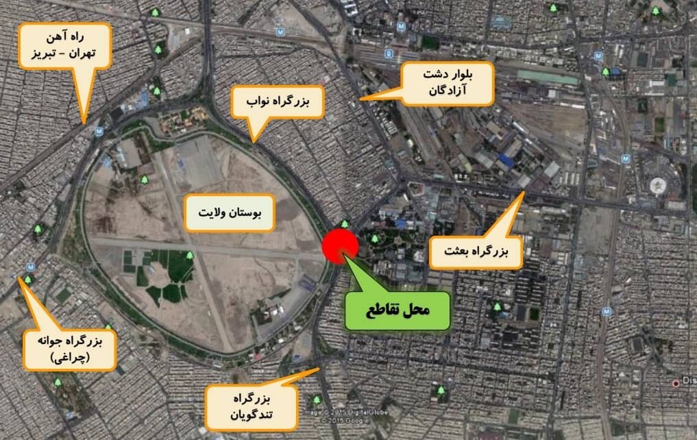 نقشه میدان بهمن