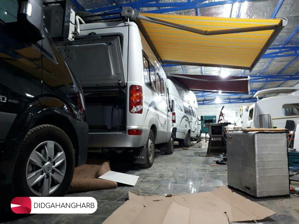 ساخت انواع مدل های سایبان ماشین توسط دیدگاهان غرب