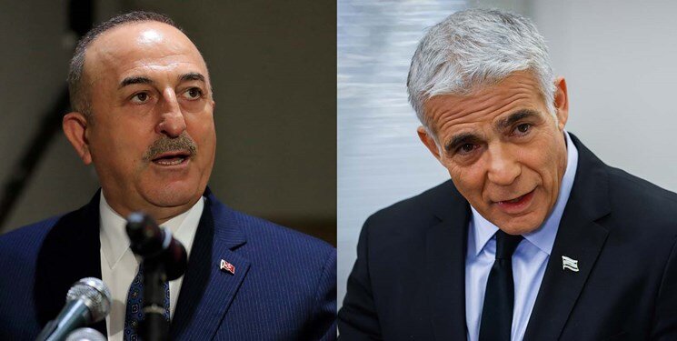 وزیرخارجه ترکیه پس از ۱۳ سال حال همتای صهیونیست خود را جویا شد