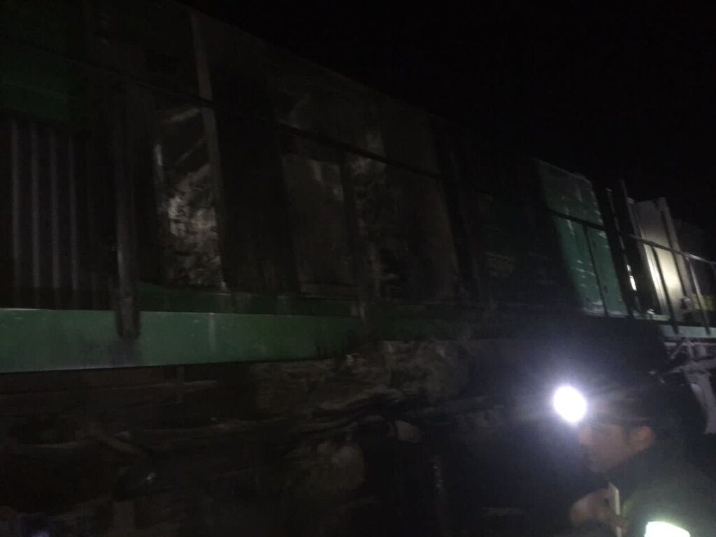 آتش‌سوزی در قطار ارومیه - تهران