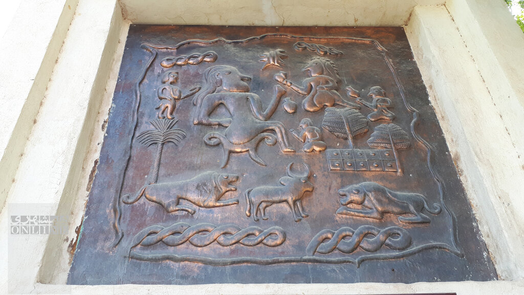 عکس | قدیمیترین پرچم جهان در ایران | جلوهای از تمدنی کهن در پرچمی فلزی