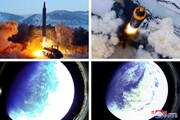 تصاویر فضایی کره شمالی از آزمایش موشک میان‌بردش