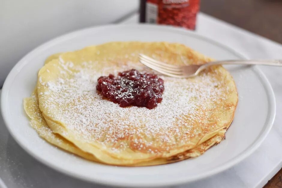 norwegian pancakes - پنکیک نروژی - صبحانه